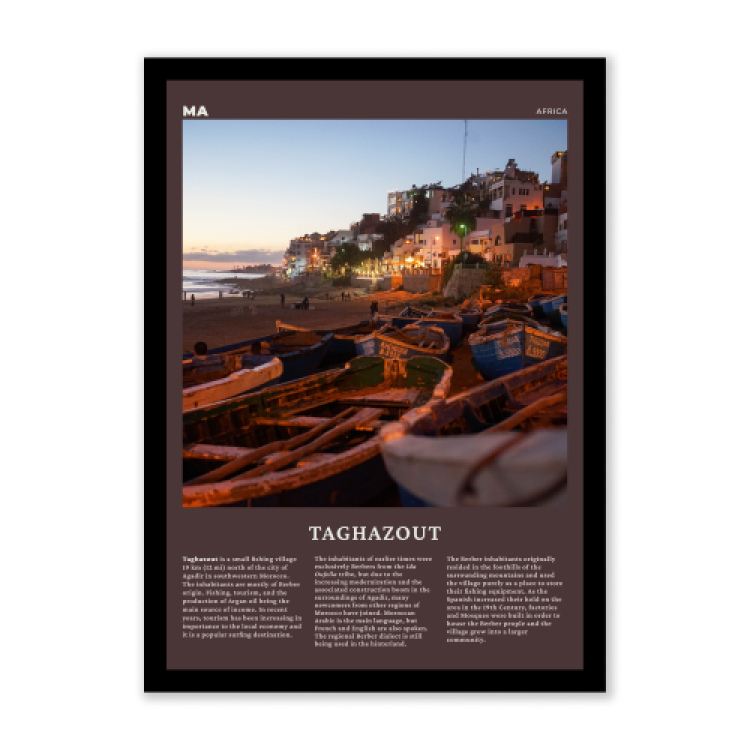 Taghazout wall frame